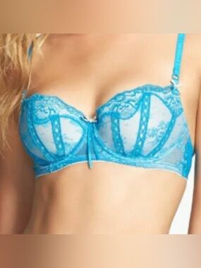 Elle Macpherson Molded Bra Style French Flavor, Turquoise, 36D